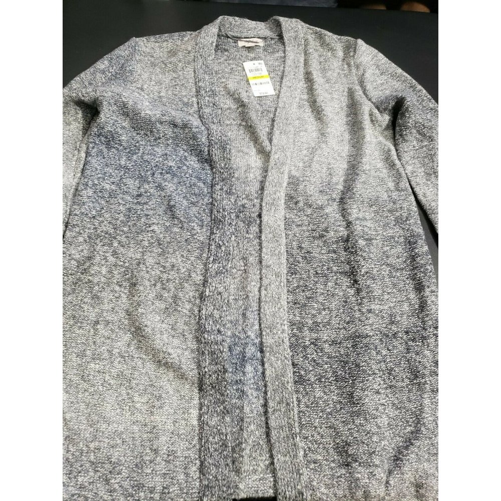 Style & Co Women's Ombre Open-Front Cardigan Sweater Black Combo Size M Medium - Picture 3 of 5